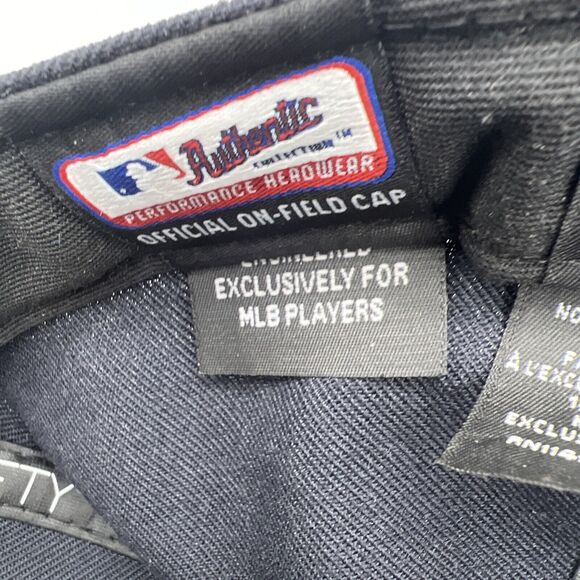 Authentic New Era MLB On-Field 59Fifty Fitted Cap Atlanta Braves BLACK / WHITE - Picture 5 of 8